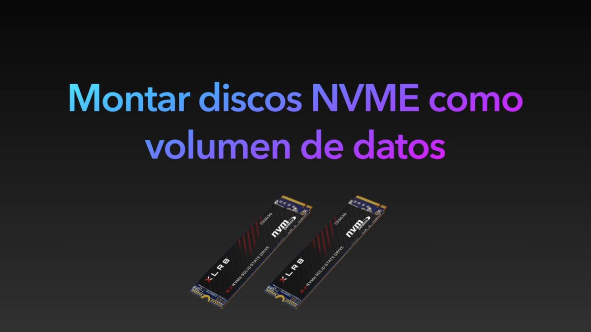 NVME como volumen para datos en NAS Synology