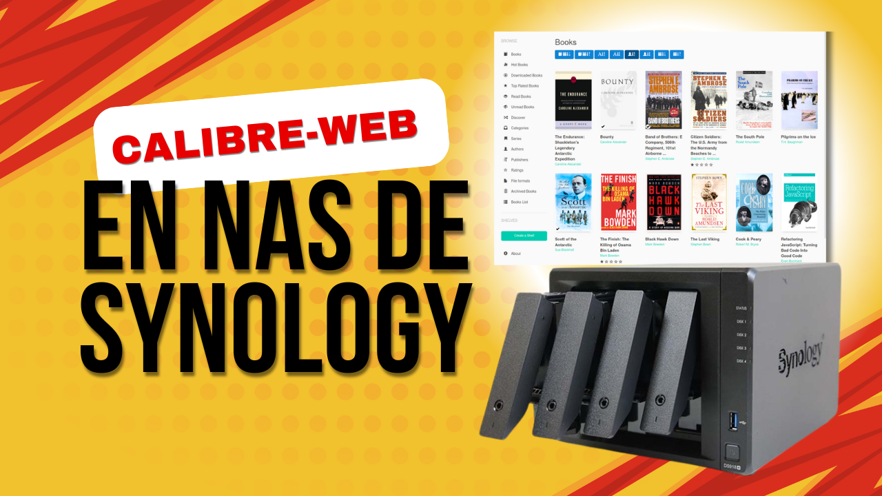 Cómo instalar Calibre-web con todas las funciones en nuestro NAS